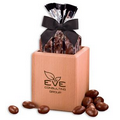 Hardwood Pen & Pencil Cup with Chocolate Covered Almonds